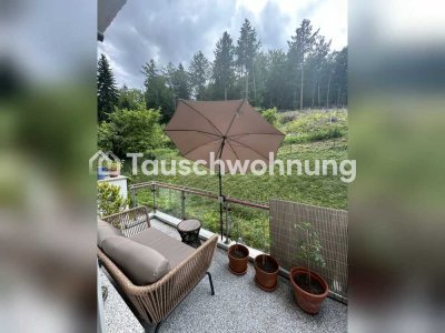 Tauschwohnung: Gut geschnittene Wohnung: EBK, Waldblick, Balkon, Tiefgarage