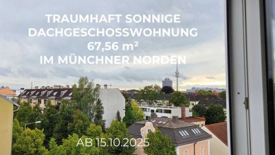 Helle 2-Zimmer DG-Wohnung in Milbertshofen