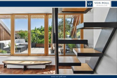 Großzügige Maisonette-Wohnung in Toplage mit Dachterrasse und Blick auf den Maschsee
