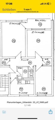 Schöne und gepflegte 3-Raum-Wohnung mit Balkon und Einbauküche in Altensteig