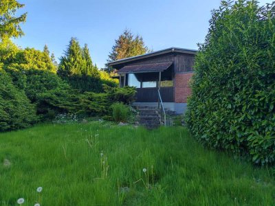 Ostseenaher Bungalow auf 1.263 m² großen Grundstück mit freiem Blick auf die angrenzenden Felder