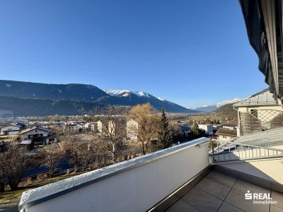 3-Zimmer Wohnung im letzten Stock, mit Balkon und Doppelgarage!