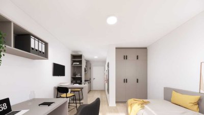 FOUR Marburg - Studio - Modernes Apartment mit Stil und Weitblick