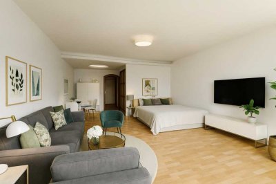 Helles Studio mit Terrasse und direktem Gartenzugang im Herzen von Wilmersdorf