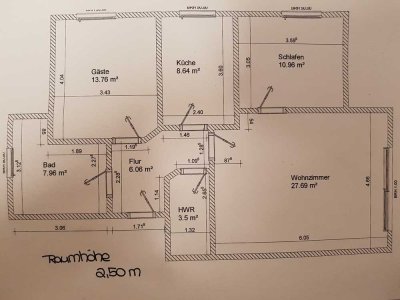 Gepflegte 3-Raum-Erdgeschosswohnung mit Einbauküche, Terrasse und Garten in Rühen / OT Eischott