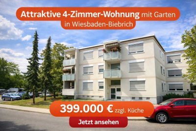 Stilvolle 4-Zimmer-Wohnung mit Garten, Klimaanlage & Top-Ausstattung