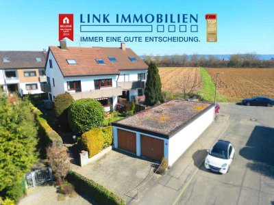 Ostfildern-Nellingen: Familientraum mit viel Platz in Feldrandlage mit Sonnengarten & Doppelgarage!