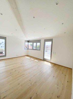 Moderne 3-Zimmer-Dachgeschoss-Wohnung mit 2 Dachterrassen in der Gartenstadt-Trudering