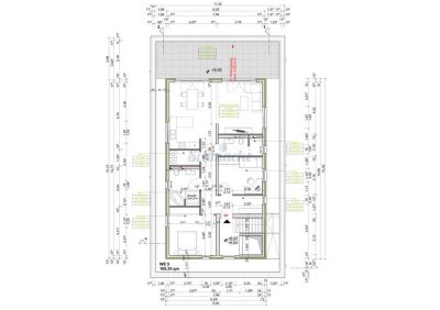 Penthaus-Wohnung, barrierefreier Neubau in der City mit großer Dachterrasse nach Süd-West (Whg.5)
