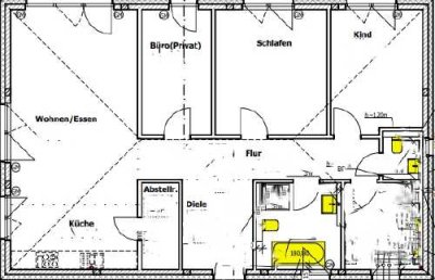 Freundliche und neuwertige 4,5-Zimmer-Erdgeschosswohnung mit Einbauküche