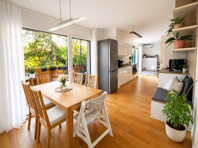 Penthouse Wohnung in TOP Lage, Neubauprojekt Per Pedes 2020 in Graz-Ragnitz mit 80,15 m2 Wohnfläche und 50 m2 großer Süd-West-Dachterasse mit Blick auf den Ruckerlberg und ins Grüne