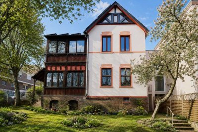 Helle Garten-Maisonettewohnung in charmantem Altbau-Zweifamilienhaus