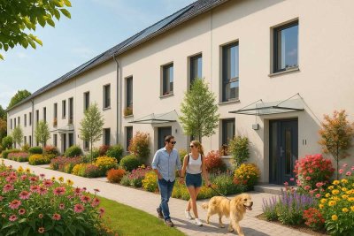 „KfW-40 Reihenhaus | 147 m² | Wärmepumpe + PV | Erbenheim“ Nur noch 2 Häuser