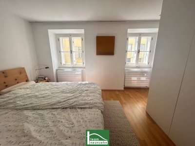 Rarität Nähe Augarten! Charmante Altbau-DG-Maisonette-Wohnung in Barockhäuschen! Neben der U2! Wohngenuss auf 3 Ebenen mit Terrasse!