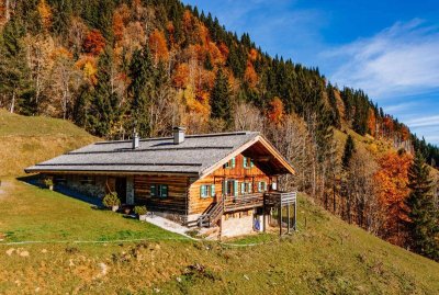 Vom Alltag weit entfernt - Almhütte zur Dauermiete