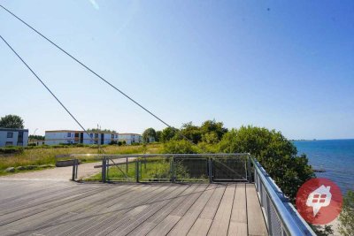 Ruhige Wohnung mit geschützter Terrasse an der Hohwachter Steilküste