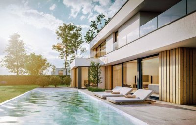 Edles Wohndesign umgeben von Ruhe und Natur - Gestalten Sie Ihr Traumhaus nach eigenen Wünschen.