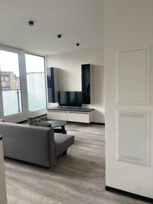vollmöblierte 1-Zimmer Wohnung, über den Dächern Aachens