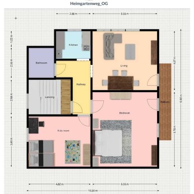 Exklusive, vollst. renovierte 3-Raum-Wohnung mit geh. Innenausstattung mit Balkon und EBK