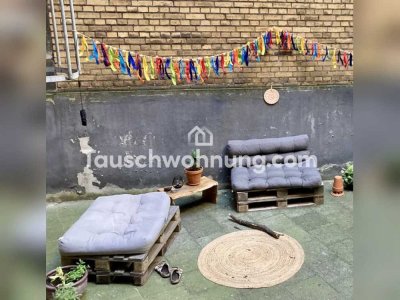 Tauschwohnung: Ruhige und charmante 1-Zimmer-Wohnung mit eigenem Innenhof