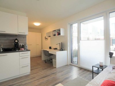 Moderne Wohnlösung für Studierende: 1-Zimmer-Appartment mit Terrasse und Einbauküche!