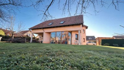 Modernes Einfamilienhaus bei Dresden mit Wintergarten