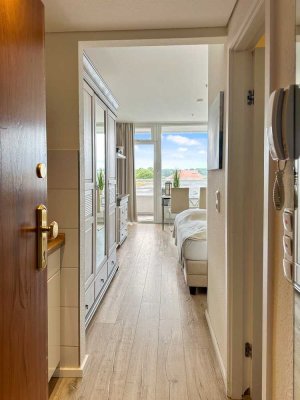 Ihr Platz am Meer – möbliertes 1-Zimmer-Apartment direkt am Strand von Travemünde