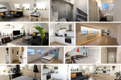 Modern wohnen in Uerdingen – helle 2-Zimmer-DG-Wohnung mit Einbauküche