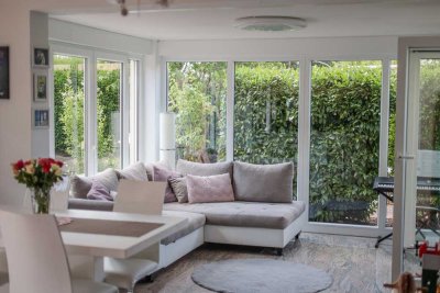 Helle 3,5-Zi.-EG-Whg. mit Wintergarten, Terrasse und Garten in ruhiger Toplage Buckenberg