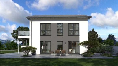 Stadt. Villa. Zuhause. - Einzugsfertige OKAL-Stadtvilla mit Grundstück in Bielefeld