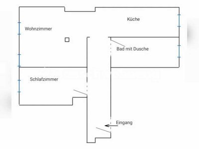 Tauschwohnung: Süße 2RW mit offener Küche gegen 3RW