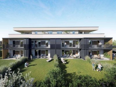 Exklusive 3 Zi. Penthouse - Dachgeschosswohnung (ca. 67 m²) mit großzügigem Balkon - Neubau in Gnies