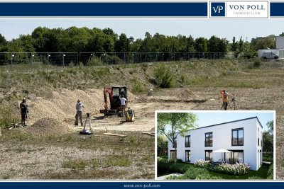 BAUBEGINN ERFOLGT: Attraktive Doppelhaushälften mit Top-Energiewert in Poing