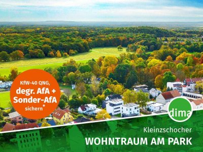 KfW-40-Neubau mit QNG am Volkspark! Traum-Wohnung mit großer Süd-Loggia, 2 Bädern, HWR u.v.m.