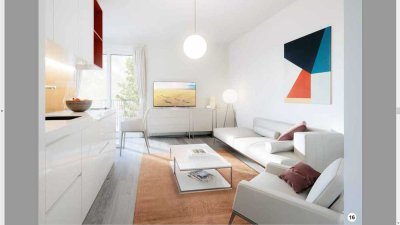 Exclusive, neuwertige 1,5-Zimmer-Wohnung mit Balkon und Einbauküche in Ottobrunn