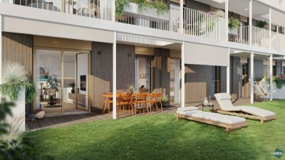 VILLAGE IM DRITTEN | Vorsorgewohnung mit 3 Zimmern und Eigengarten