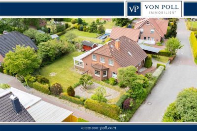 Charmantes Einfamilienhaus mit herrlichem Sommergarten in zentraler Lage von Aurich