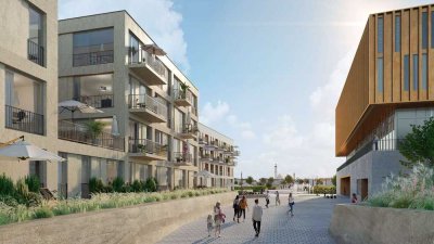 City-Apartment mit Terrasse im Grünen in Landsbergs neuer Bestlage