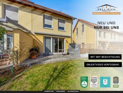 LEBENSRAUM: Reihenendhaus mit Garten in Karlsruhe-Neureut zur Vermietung