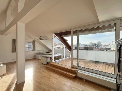 Einzigartige 3-Zimmer-Penthouse-Wohnung mit Südwest-Dachterrasse in Eschborn | 2 PKW-Stellplätze