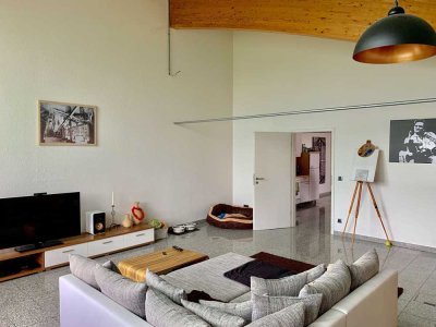 2,5 bis 3 Zimmer Galerie-Loftwohnung in Bad Rappenau, mit Einbauküche, Haustiere erlaubt