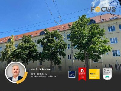 Eutritzsch - schöne Singlewohnung im Leipziger Norden mit Tageslichtbad  und Balkon