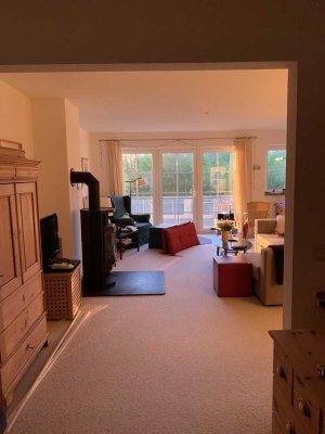 Ruhige 3-Zi.-Wohnung in Hohwacht, Balkon, Gartenanteil, Blick auf See, möbliert -  von privat