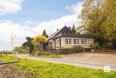 Wunderschönes Fährhaus am Hafen von Wischhafen