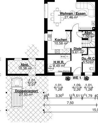 Moderne Doppelhaushälfte mit Carport, Garten und Wärmepumpe – ruhig gelegen, ideal für Familien
