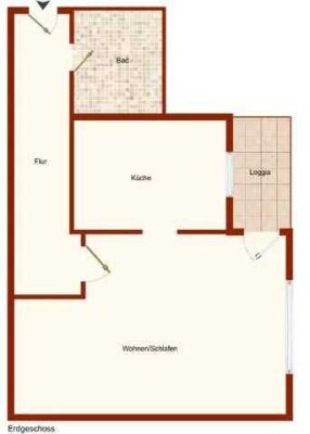 1-Zimmer-Wohnung mit Balkon in Rödermark
