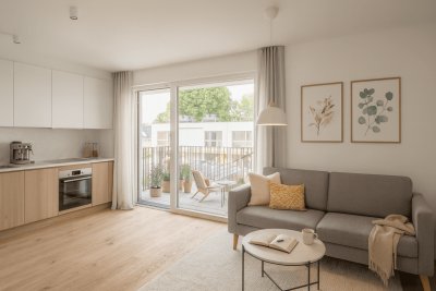Grüne Ruheoase mit Balkon &amp; Deckenkühlung - provisionsfrei