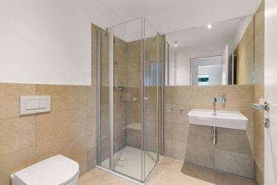 3-Zimmer Wohnung Large (unmöbliert) mit Zugang zu erstklassigen Gemeinschaftsflächen: Fitness, Co-Working, Dachterrasse, Yoga, Private Dining &amp; Kinoraum