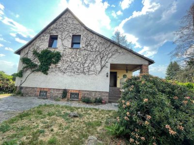 Freistehendes Einfamilienhaus mit großem Grundstück im Jessener Ortsteil Holzdorf zu verkaufen