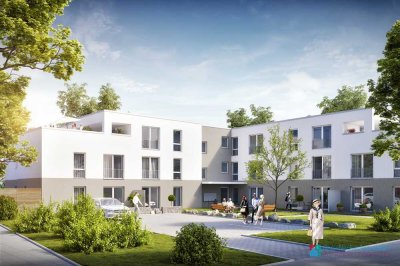 Selbstbestimmt wohnen | Rollstuhlgerechte Wohnung mit Terrasse im Rochus LEBEN